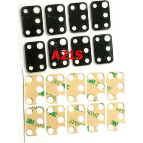 100pcs Back Rear Camera Lens Glass Sticker Adhesive For Samsung A10S A11 A21 A21S A31 A41 A50S A51 A5 A71 M11 M21 M31 M30S A920