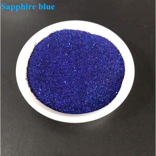 Normal Series Dark Sapphire blue Color Glitter Powder Dust ,Flash Cosmetic material DIY Nail Art Decoration 500g/bag