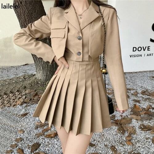 Make firm offers fake two new fashion decoration accept love show thin waist pleated suit women dress