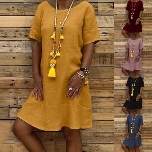 Dresses for Women 2021 Fashion Sexy Dress Short Sleeve O-Neck Solid Casual Short Dress Summer dress Mini dress vestidos