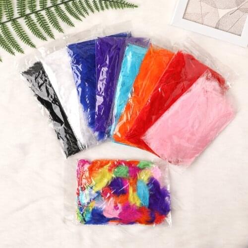 Transparent Balloons Feather Filling Handmade Colorful Ballons Decoration Birthday Feather Filler Balls Accessories