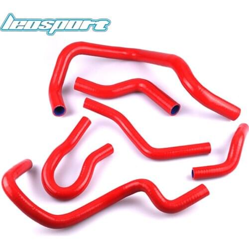Silicone Intercooler Turbo Radiator Hose Kit for Honda Civic D15 D16 SOHC EG EK 1992-2000 6pcs/set red Black blue