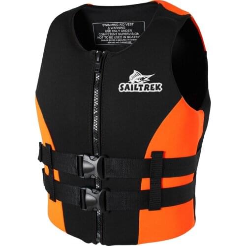 Outdoor rafting neoprene life jacket adult life vest swimming snorkeling wear fishing suit Professional drifting level suit