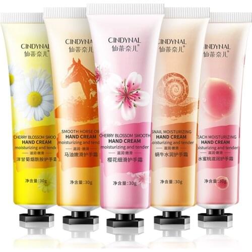 30g Moisturizing Plant Extract Fragrance Hand Cream brand hand cream natural anti aging moisturizing horse oil hand cream fordry