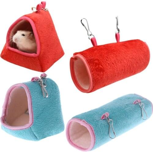 High Quality Hamster Cage Hammock Guinea Pig Sleeping Bed Winter Warm Small Animal House Dec-26A