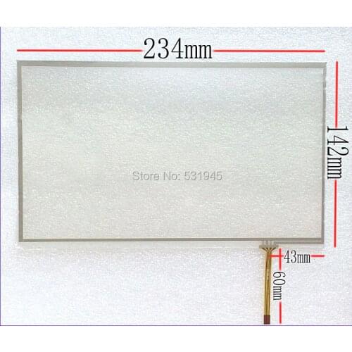 ZhiYuSun 234mm*142mm New 4 Inch Touch Screen for 4 GLASS 234*142 for tble compatible for soling gps touch 4 line