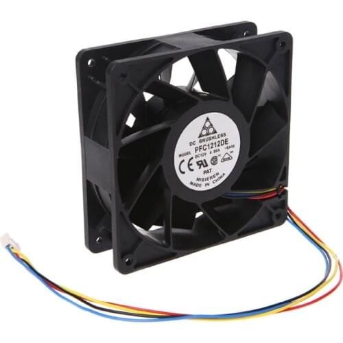120x120x38mm Brushless DC12V 7-Blade Cooling Fan 12038 For Delta QFR1212GHE