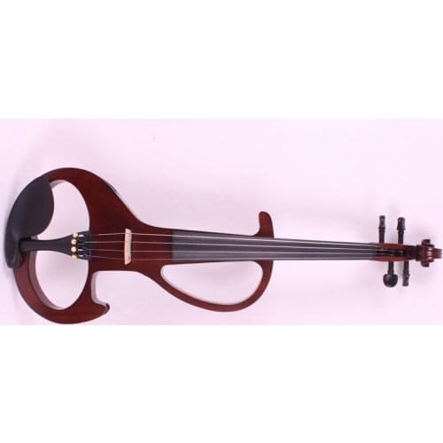 4/4 New 4 string Electric Acoustic Violin Solid Wood Nice Sound brown color