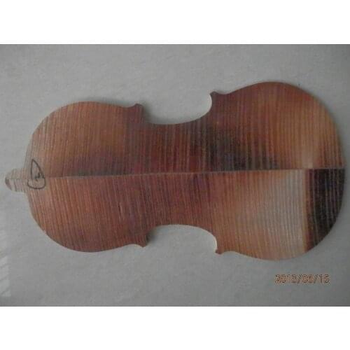 4/4 Violin back half making just glued nice flamed maple wood violin parts