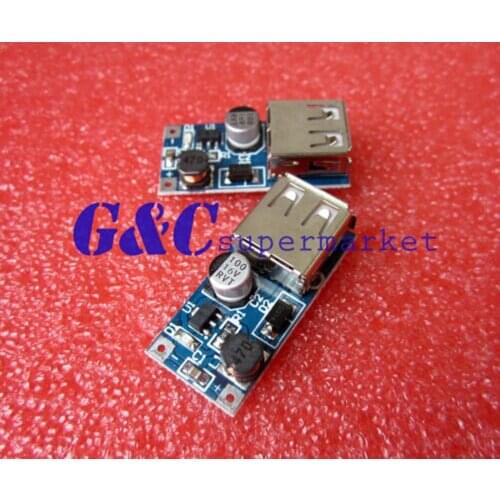 5PCS PFM Control DC-DC USB 0.9V-5V to 5V dc Boost Step-up Power Supply Modul