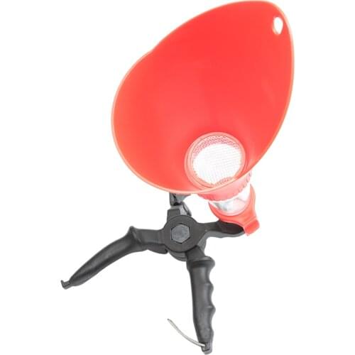 Car Auto Plastic Funnel Detachable Universal Engine Gasoline Oil Funnel with Clamp Base Bracket for Adding Oil to Auto Vehicles