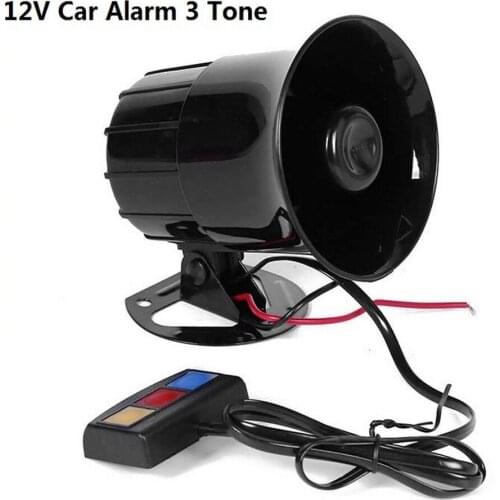 110db 12V Car Horn 3 Tone Loud Horn Speaker Motorcycle Super Loud Megaphone