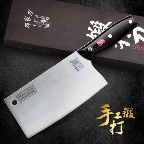 Free Shipping DENG 9Cr15Mov Forged Kitchen Professional Chef Knife Household Cut Meat Vegetable Knife Slicing Knives Cleaver