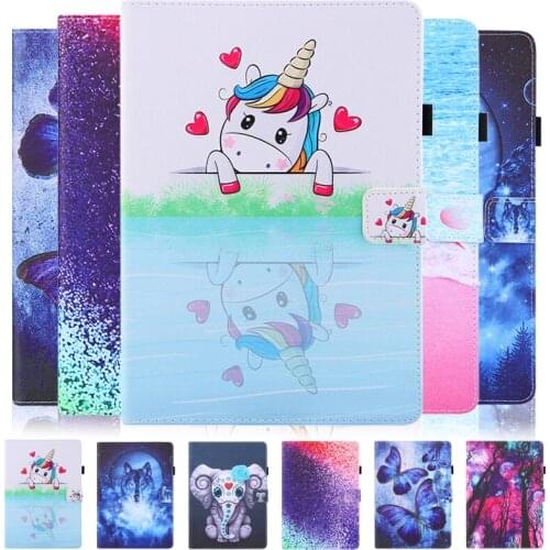 For Funda Kindle Paperwhite Case 10 th Generation Cute Unicorn Flamingo Wallet eBook Cover For Kindle Paperwhite 4 3 2 1 Case