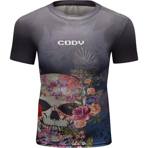Cody Lundin 3D Digital Print Fashion Design The Latest Rashguard Mens Sport Tee&Top