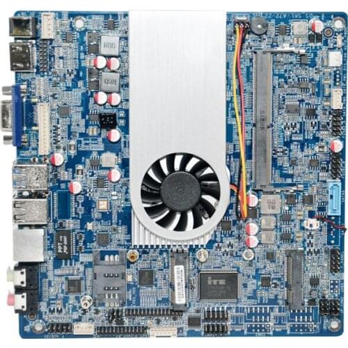 I3 6100u itx mini computer host motherboard 2 COM all-in-one motherboard with LVDS