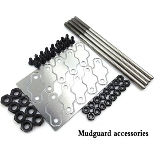 Anti-slip Fender Upgrade Version Installation Kit for 1/14 Tamiya RC Truck Trailer Tipper Scania MAN Benz Actros Volvo Car Diy