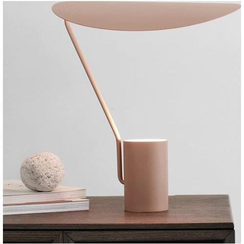 Creative bedroom childrens room warm macaron bedside lamp nordic modern model room design living room table lamp