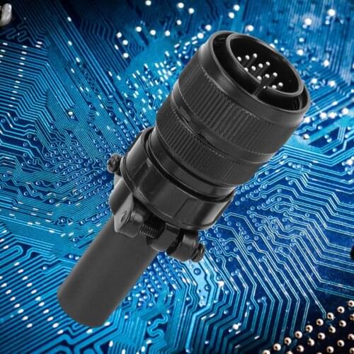 Circular Aviation Socket Plug 14 Pin Male Plug Wire Panel Connector TIG Welding Accessories Fit For Miller Welder