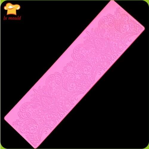 Lace Fringe Fondant Silicone Molds Lace Skirt Cake Decoration Moulds