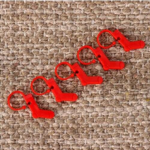 40/50 PCS Heart Shaped Crochet Locking Stitch Markers Plastic Counting Ring Knitting Latching Markers Needle Sewing Accessories