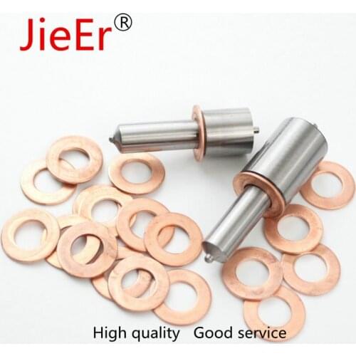 100 pcs/lot DEFUTE 8-19-1(8mm*19*1mm) COPPER washer 8-19-1 Auto Injector Spare Parts Copper Shim F00VC17503 F00VC17504/505