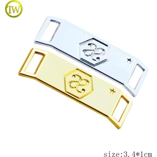 Fashion Alloy shoelace buckle Adjustable Strap Buckle Metal Slide bar Buckle