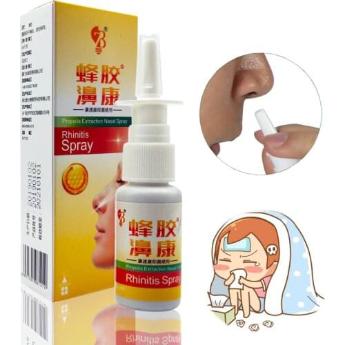 Nasal Spray Chinese Traditional Medical Herb+Propolis Strong and effective treatment Chronic Rhinitis Sinusitis free shipping