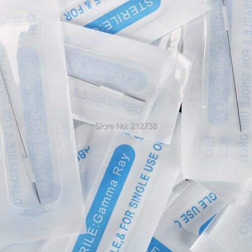 Disposable Sterilized Professional Tattoo Needles 3RL For Tattoo Eyebrow Pen Machine Permanent Makeup Kit 100pcs PMU needles 3R