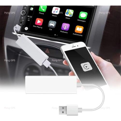 Plug and Play USB CarPlay Dongle for iPhone IOS System Android Phone Car DVD Player Navigation Headunit with Touchscreen Control
