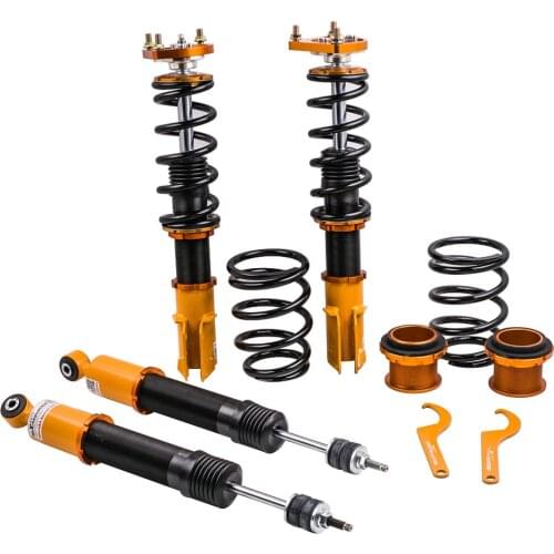 Coilovers Suspension & Camber Plate for Ford Mustang 4th 1994-04 24 Ways Damper Front Rear Top Mount Shocks Absorber