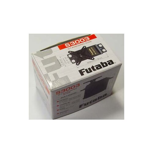 Futaba S3001 S3003 Standard Size BB Ball Bearing RC R/C Airplane Nylon Gear Servo 3001 S3003
