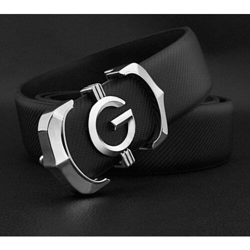 New Mens Belt Leather Smooth Buckle Casual Belt Youth Fashion Trend Pants Belt G Letter Luxury Belt Designers Men