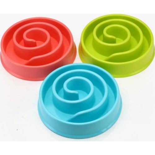 Pet Dog Feeding Food Bowls Puppy Slow Down Eating Feeder Dish Bowel Prevent Obesity Dogs Slow Eat Supplies Dropshipping