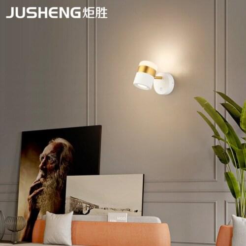 Nordic led wood abajur mirror light luminaria led lampada camera bedroom lamp living room lamp