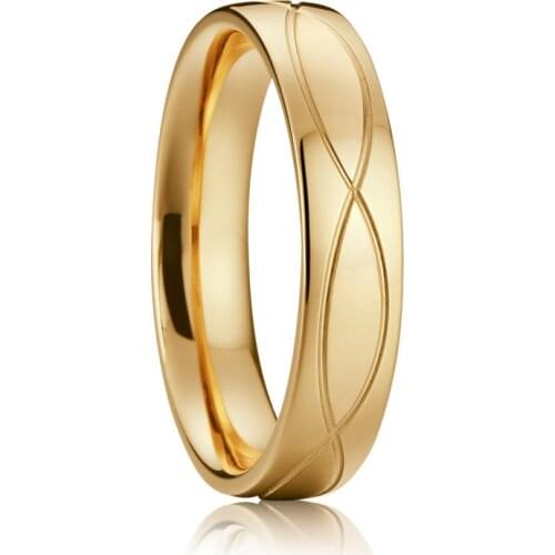 Unique Domed wedding bands rings for men male african accessories jewelry stainless steel golden Gents mens ring