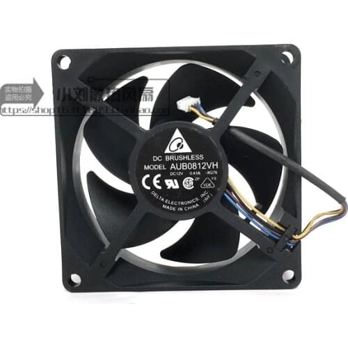 AUB0812VH 8G76 DC 12V 0.41A 80x80x25mm Server Cooling Fan