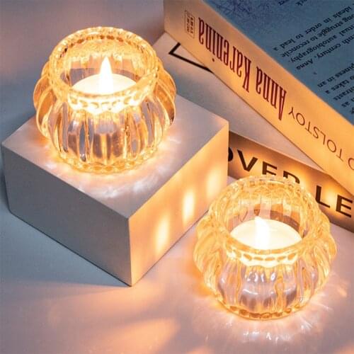XYGYP Decorative Glass Candlesticks