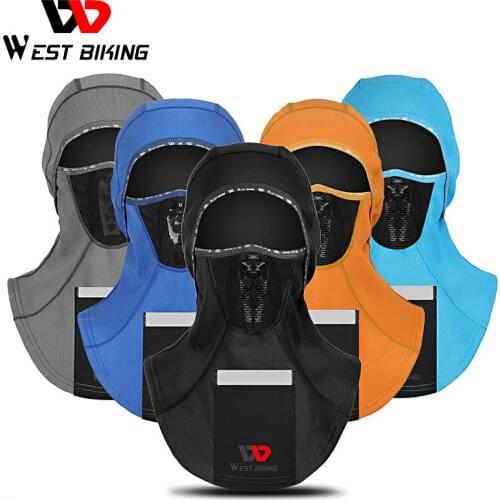WEST BIKING 2020 Winter Sport Face Cover Warm Fleece Cycling Neck Warmer Men Women Scarf Ski Bicycle Motorcycle Head Cap Hat