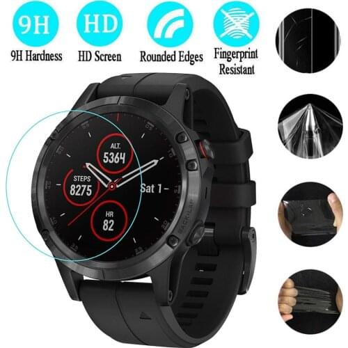 Hero Iand 1/2Pcs Full Screen Protector Film for Garmin Fenix 5 5S 5X Screen Protector Phone Protection Film for Garmin 5 5S 5X