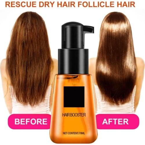 70ml Hair Care Essential Oil Wash-Free Rescue Dry Hair frizzy Curls Hair Styling Essence Prevent Female Hair Loss Essential Oil