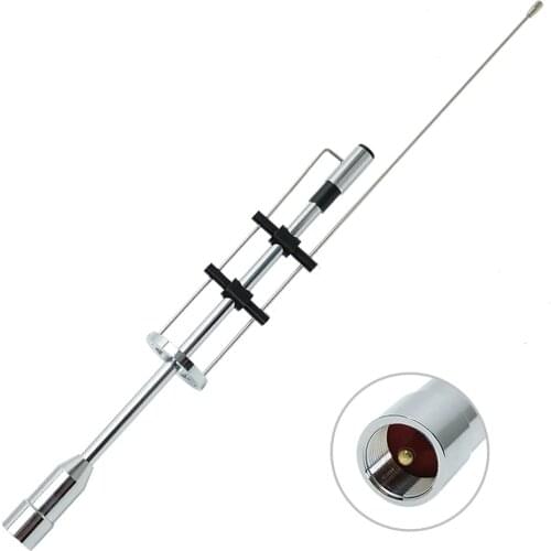 ABBREE CBC-435 VHF UHF Dual Band PL259 3.5dBi High Gain Antenna for Baojie BJ-218 QYT KT-8900 TYT TH-8600 Etc Car Mobile Radio