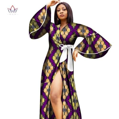 Africa Dresses for Women Party Wedding Date Dashiki Spit Lacing Women Dresses Sexy African Dresses for Women WY8573