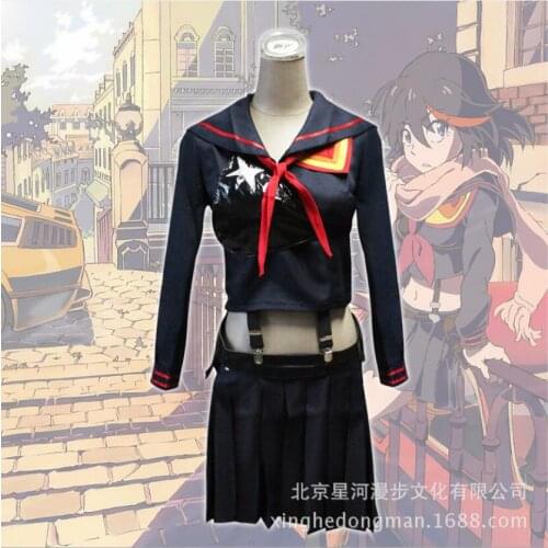 Anime KILL La KILL COSPLAY Matoi Ryuuko COS Halloween cosplay Anime uniform Costumes For MEN&WOMEN