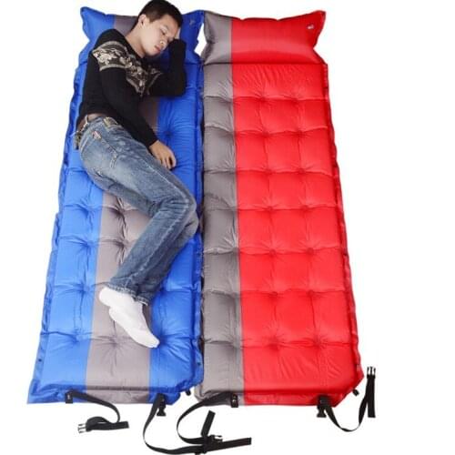 193*65*5cm outdoor tent sleeping bag Automatic inflatable cushion Single thickening 5cm Moisture-proof mat Can be spliced