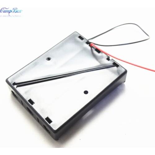 5Pcs 3x18650 Battery Case Holder Socket Wire Junction Box With 15cm Wires