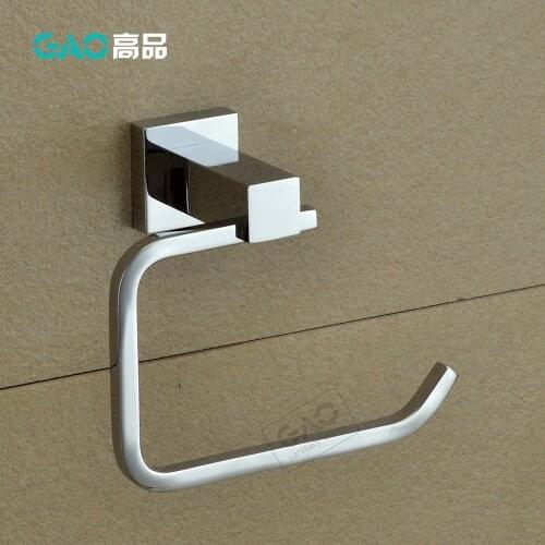 Free Shipping Toilet Paper Holder,Roll Holder,Tissue Holder,Solid Brass Chrome Finish Bathroom Accessories Products, Wholesale
