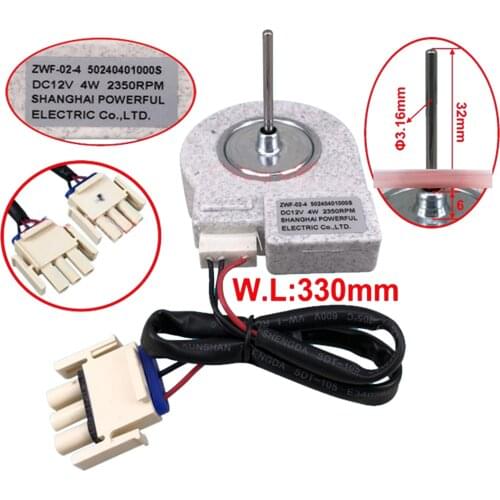 Fan Motor ZWF-02-4 50240401000S for Midea/Ronshen/Hisense/Meiling Refrigerator DC Fan Motor