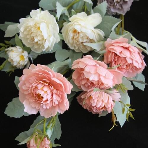 1Pc Artificial Peony Flower DIY Garden Party Home Wedding Furniture Decoration Artificial Decorations Artificial & Dried Flowers