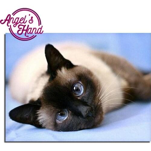 Sleeping cat 30x40 DIY Diamond Painting Square&round Rhinestone Living Decorative Painting Diamond Embroidery Mosaic Needlework